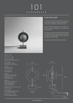 Dusk Table Lamp - Oxidized