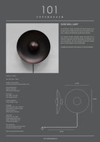 Dusk Wall Lamp - Burned Black