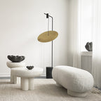 Crown Table, Low - Bone White