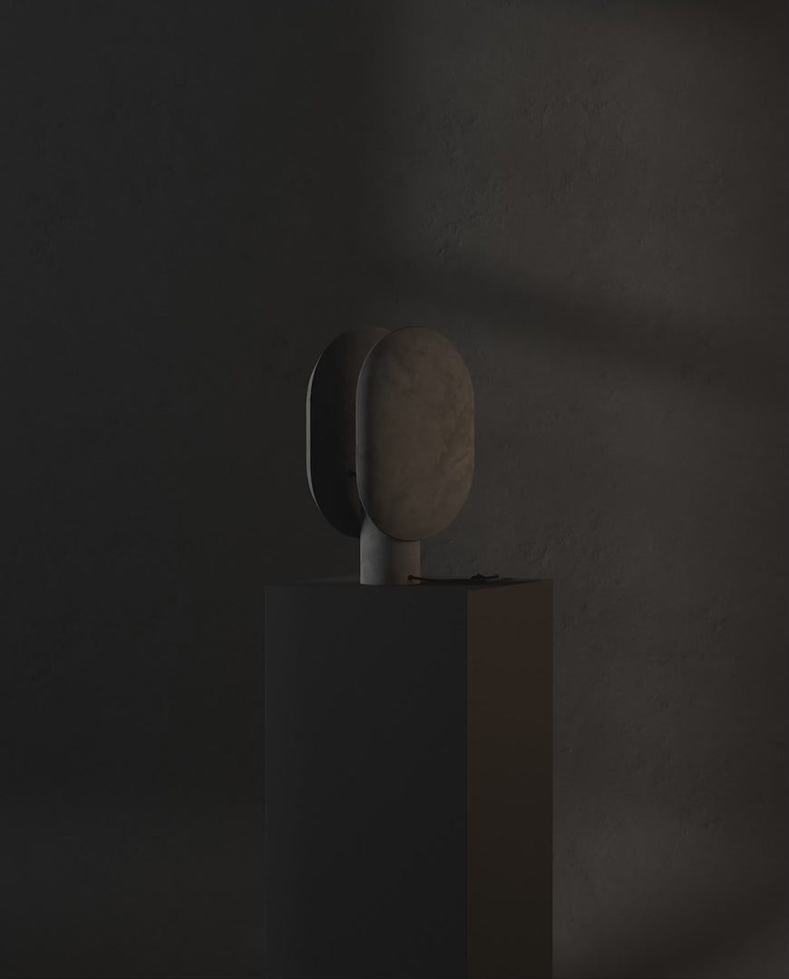 Clam Table Lamp - Oxidized