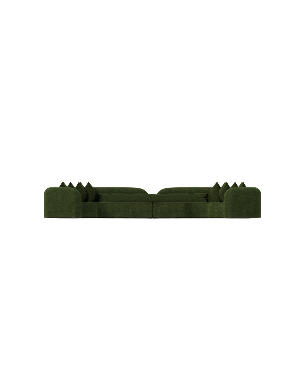 The AM Social Sofa - Dark Green